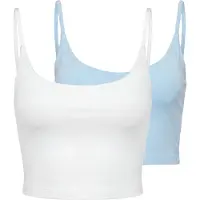 STUDIO SELECT Top 'Caren' azul claro / branco