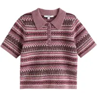 Next Pullover malva / rosa / offwhite / branco casca de ovo