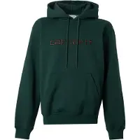 Carhartt WIP Sweatshirt chocolate / verde escuro