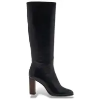 Ba&sh para mulher. 2H22CIRY Botas de Couro Ciry preto (38), 3 a 5cm, Serraje, Nenhum, Casual