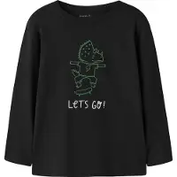 Name it Camisola 'NMMNedin' verde relva / preto / branco