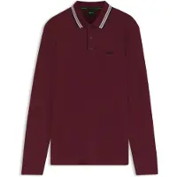 BOSS Polo De Manga Comprida Plisy 10266738 Green
