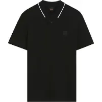 BOSS Camisa 'Passerford' preto / branco