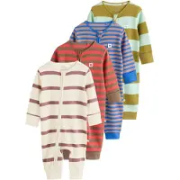 Next Pijama creme / azul / castanho / oliveira
