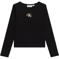 Calvin Klein Jeans Camisola preto / branco