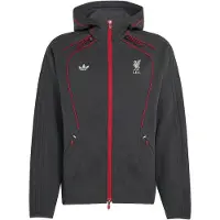 Adidas Casaco em moletão 'Lfc Teamgeist 26' antracite / vermelho