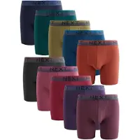 Next Boxers azul / navy / cinzento escuro / esmeralda / kiwi / roxo / azul-violeta / lagosta / rosa / vermelho cereja
