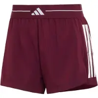 Adidas Calças de desporto 'Hyperglam' bordeaux / branco