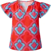 Usha Blusa vermelho