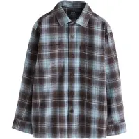 Next Camisa azul claro / chocolate
