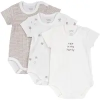 Chicco Macacão/Body bege / branco