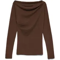 Vero Moda Pullover 'VMSofine' castanho