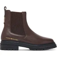 Tommy Hilfiger Botas chelsea castanho
