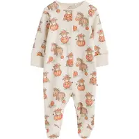Next Pijama creme / estuque / castanho / laranja