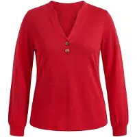 Usha Blusa vermelho vivo