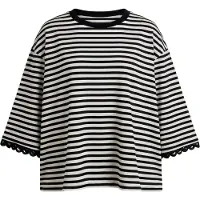 Usha Camisa preto / branco