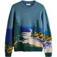 Next Pullover bege / azul / turquesa / verde