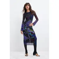 Desigual Vestido 'S. L. Lacroix' azul / mistura de cores