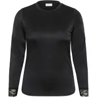 KAFFE CURVE Camisa 'Katey' preto
