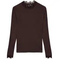Vero Moda Camisa 'VMRosa' castanho escuro