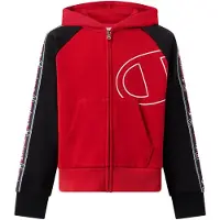 Champion Casaco em moletão vermelho / preto / branco
