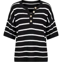 Usha Pullover preto / branco