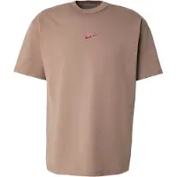 Nike Camisa 'PREM ESS' castanho claro / magenta