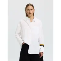 Selected Blusa 'SLWDANNIE' branco