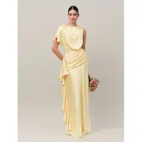 BWLDR Vestido de festa 'AZURE' amarelo