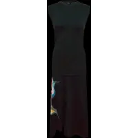 Desigual Vestido mistura de cores / preto