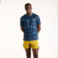 New Balance Camisa funcionais 'RC Essential Printed T-Shirt' azul