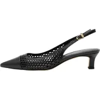 Michael Kors Sapatos abertos atrás 'AMARA' preto