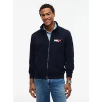 Tommy Hilfiger Casaco em moletão 'Brand Love' azul escuro