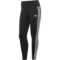 Adidas Calças de desporto preto / branco