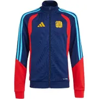 Adidas Casaco de treino em moletão 'Lamine Yamal Tiro26 League' azure / azul escuro / amarelo dourado / vermelho