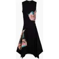 Desigual Vestido mistura de cores / preto