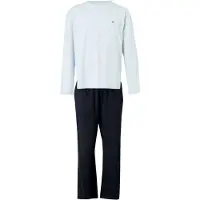 Tommy Hilfiger Underwear Pijama comprido navy / azul claro / vermelho cereja