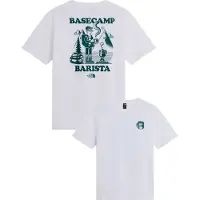 The North Face Camisa 'BARISTA' verde escuro / branco