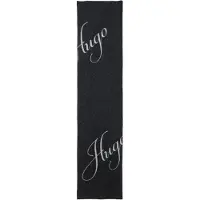 HUGO Cachecóis 'Byanca' preto / branco
