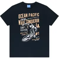 Ocean pacific Camisa 'Gnarly' azul escuro