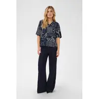 Saint tropez Blusa 'StephanieSZ' azul noturno / branco natural