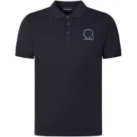 Karl Lagerfeld Camisa azul escuro / branco