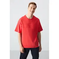 Tommy Life Fato de jogging vermelho / preto