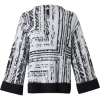 Marc Cain Pullover cinzento claro / lavanda / preto