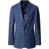 Hackett London para homem. HM4400233 Jaqueta Cott Mel azul (46/32), Casual, Algodão, Clássico