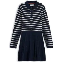 Tommy Hilfiger Vestido Curto De Manga Comprida Kg0kg09611