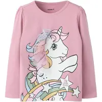 Name it Camisola 'NMFJOLLA' menta / malva / cor-de-rosa / branco