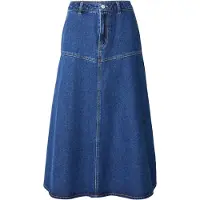 Vero Moda Saia 'VMBEATE' azul ganga