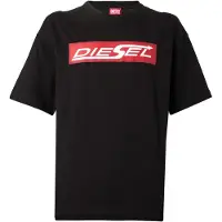 Diesel Camisa vermelho / preto / branco