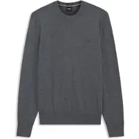 BOSS Pullover 'H-Leno-L' cinzento escuro
